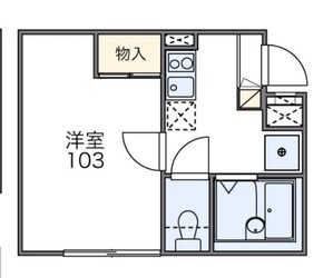 レオパレスクレストＮＹの物件間取画像